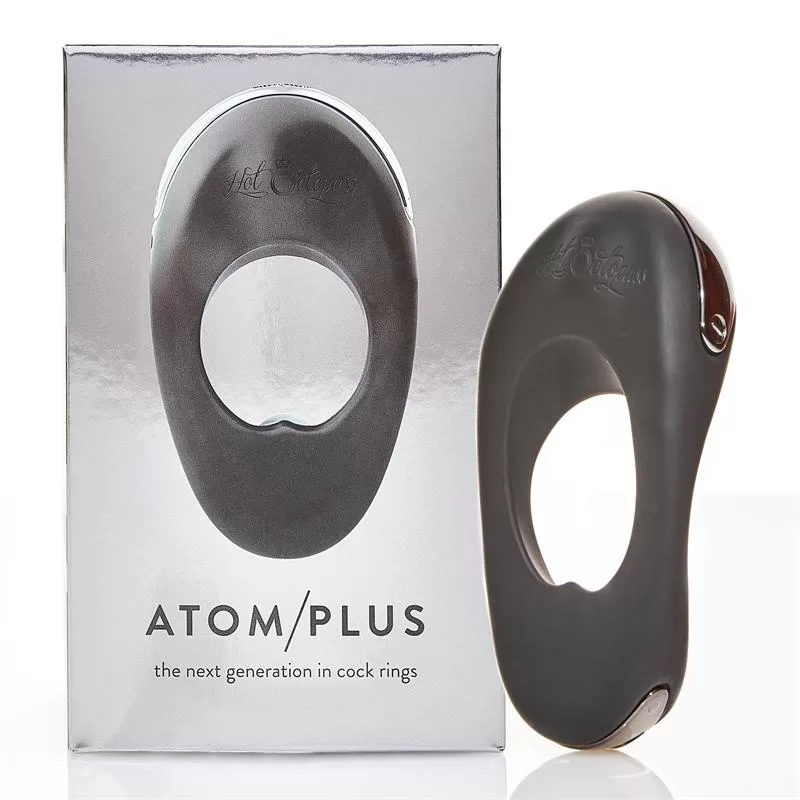 Atom Plus Virbrating Penis Ring and Perianal Stimulator Black HOT OCTOPUSS Atom Plus Virbrating Penis Ring and Perianal Stimulator Black HOT OCTOPUSS