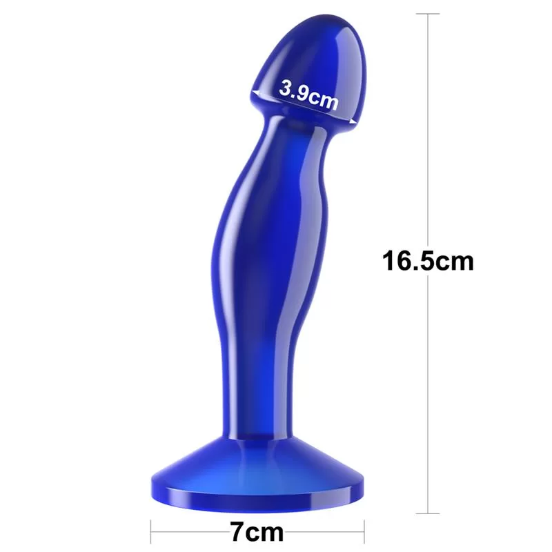 Butt Plug Flawless Clear Blue 6.5 LOVETOY Butt Plug Flawless Clear Blue 6.5 LOVETOY