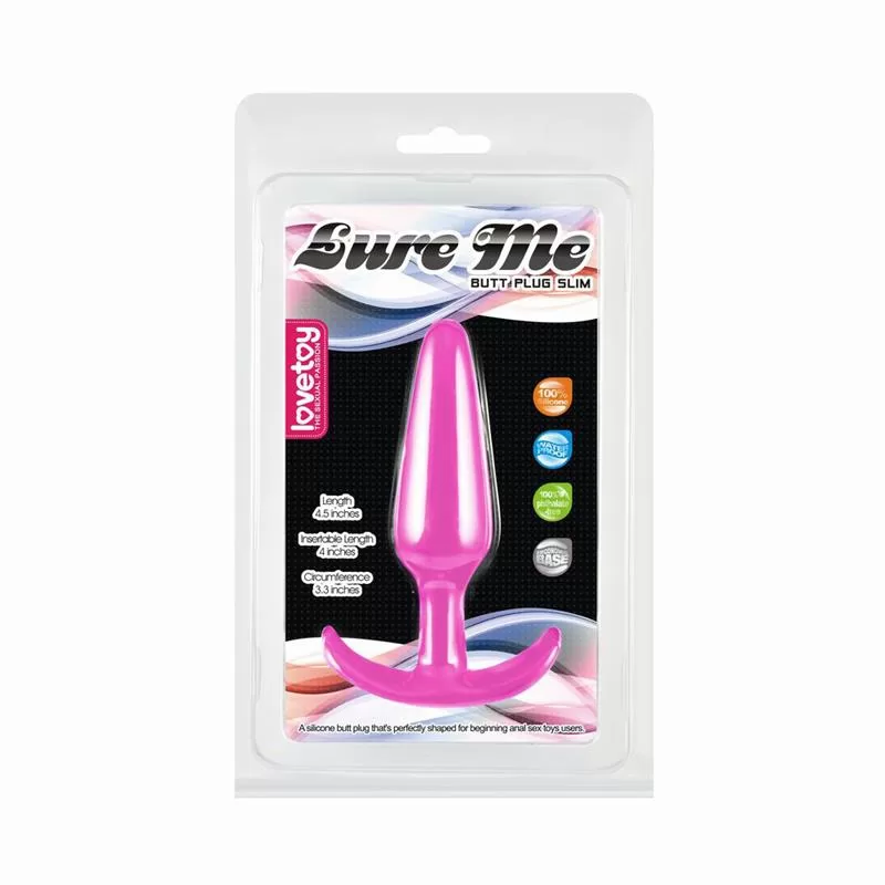 Butt Plug Lure Me Size S Pink LOVETOY Butt Plug Lure Me Size S Pink LOVETOY