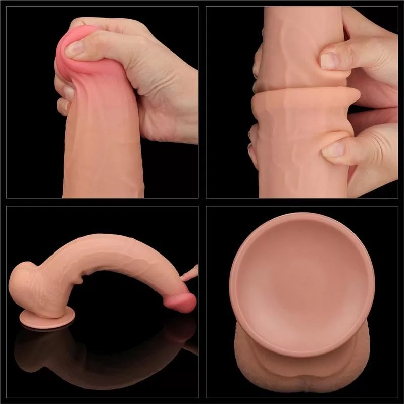 Dildo Dual Layer Sliding Skin 13.5 LOVETOY Dildo Dual Layer Sliding Skin 13.5 LOVETOY