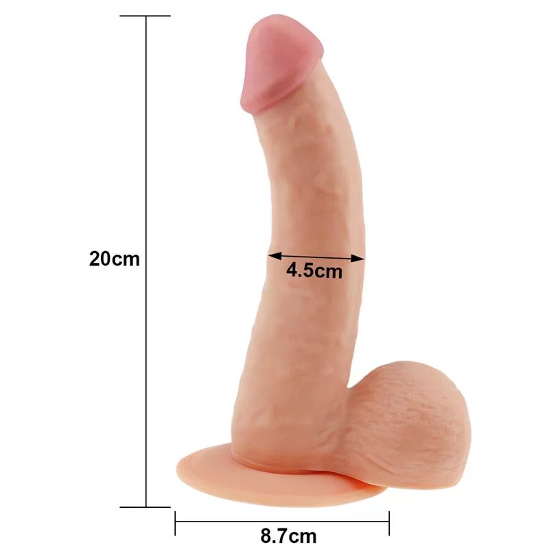 Dildo The Ultra Soft Dude 8.8 Flesh LOVETOY Dildo The Ultra Soft Dude 8.8 Flesh LOVETOY