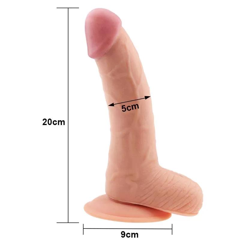 Dildo The Ultra Soft Dude 8.8 Flesh LOVETOY Dildo The Ultra Soft Dude 8.8 Flesh LOVETOY