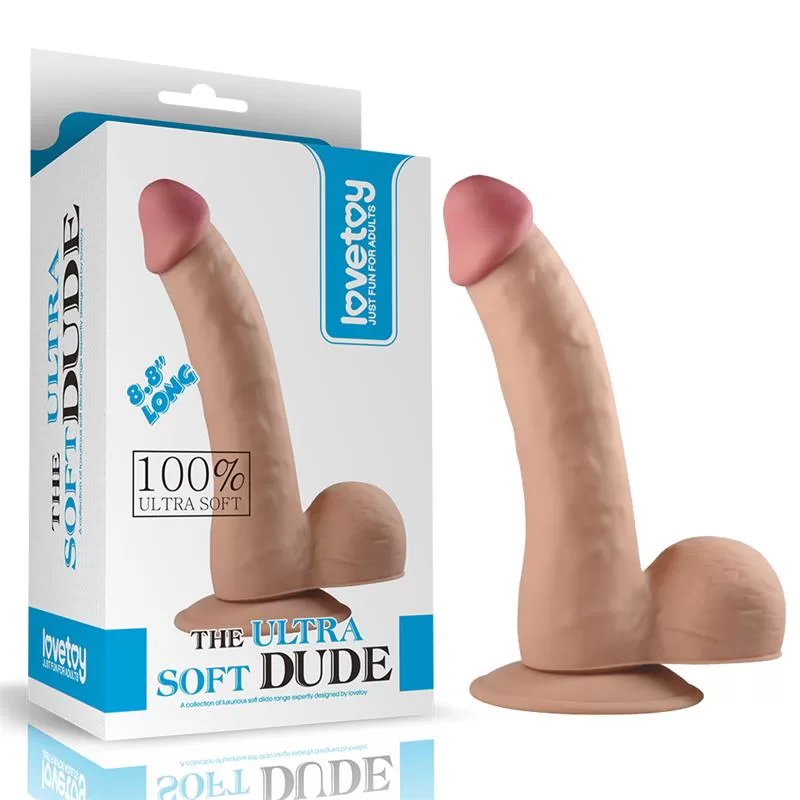 Dildo The Ultra Soft Dude 8.8 Flesh LOVETOY Dildo The Ultra Soft Dude 8.8 Flesh LOVETOY