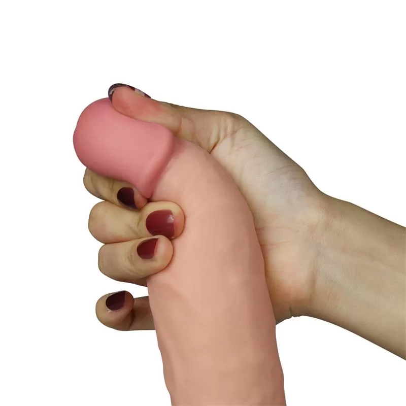 Dildo The Ultra Soft Dude with Vibration 7.5 Flesh LOVETOY Dildo The Ultra Soft Dude with Vibration 7.5 Flesh LOVETOY