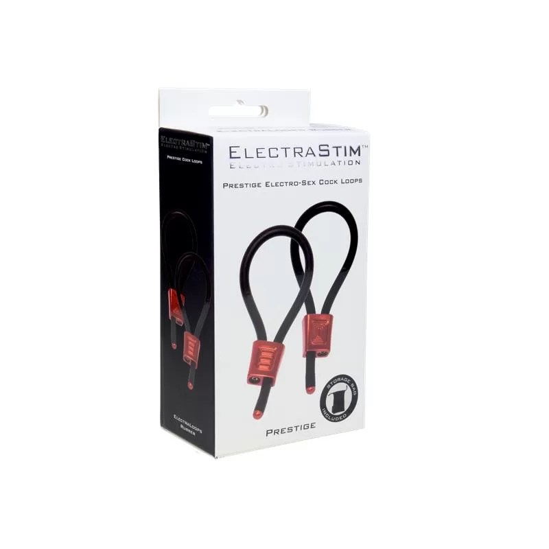 ElectraLoops Prestige Set of 2 Penis Rings Red ELECTRASTIM ElectraLoops Prestige Set of 2 Penis Rings Red ELECTRASTIM