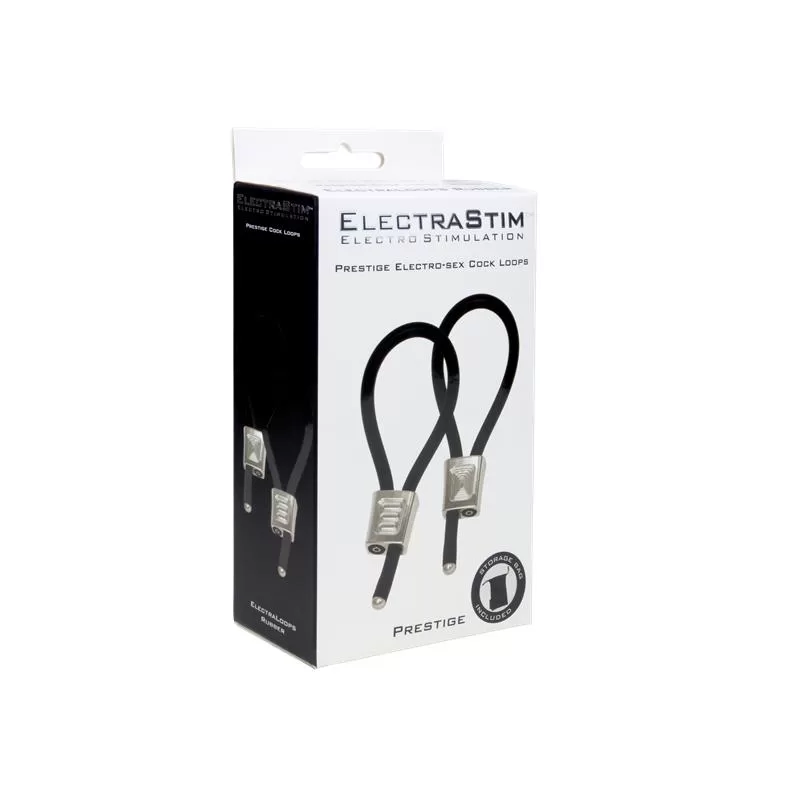 ElectraLoops Prestige Set of 2 Penis Rings Silver ELECTRASTIM ElectraLoops Prestige Set of 2 Penis Rings Silver ELECTRASTIM