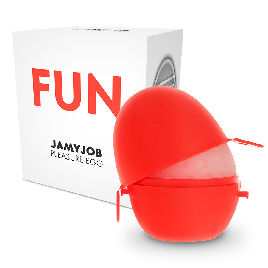 JAMYJOB EGG MASTURBATOR RED EDITION DISCRETT JAMYJOB EGG MASTURBATOR RED EDITION DISCRETT
