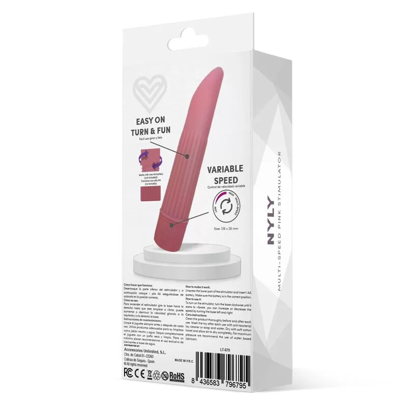 Nyly Multi-Speed Stimulator Pink LATETOBED Nyly Multi-Speed Stimulator Pink LATETOBED