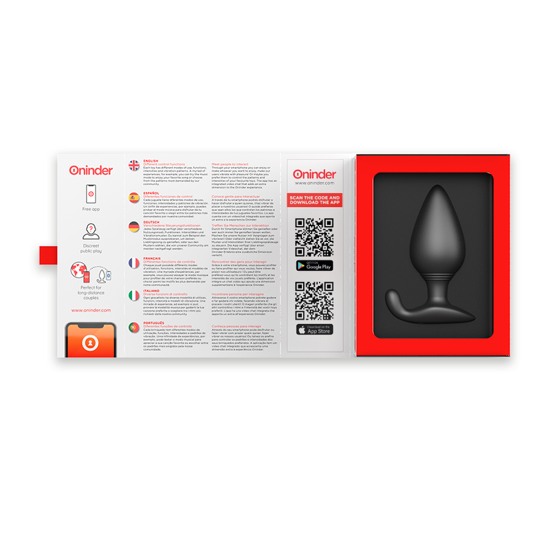 ONINDER - PLUG ANAL VIBRANT RIO NOIR - APPLICATION GRATUITE ONINDER - PLUG ANAL VIBRANT RIO NOIR - APPLICATION GRATUITE