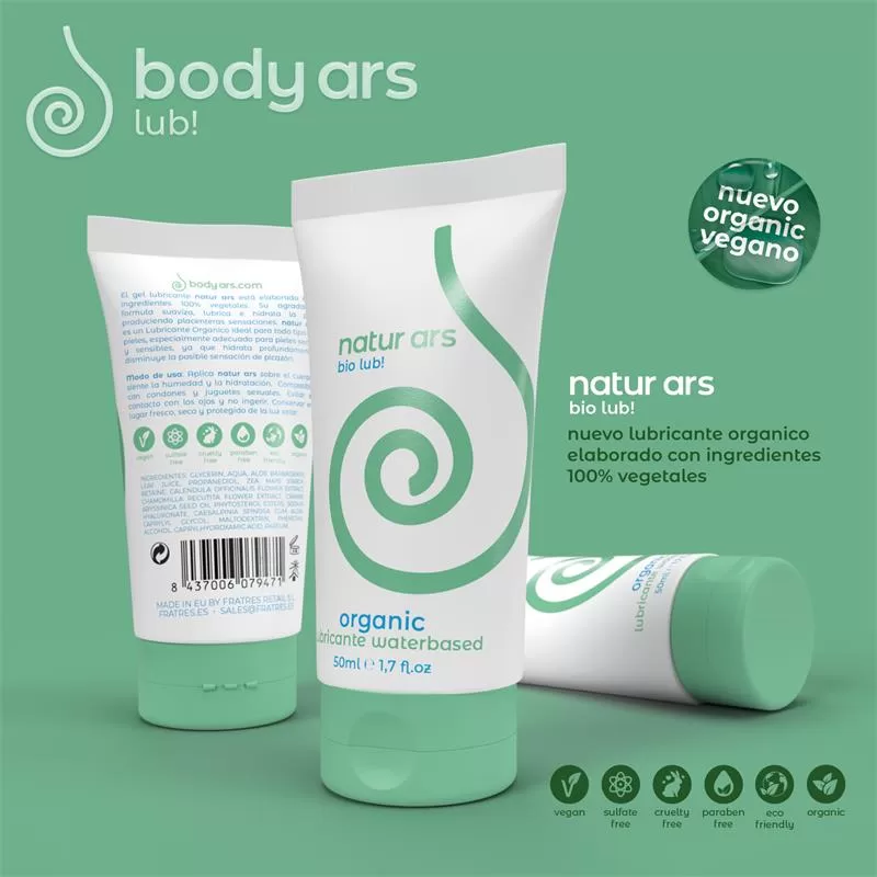 Organic Lubricant Vegan 50 ml BODY ARS Organic Lubricant Vegan 50 ml BODY ARS
