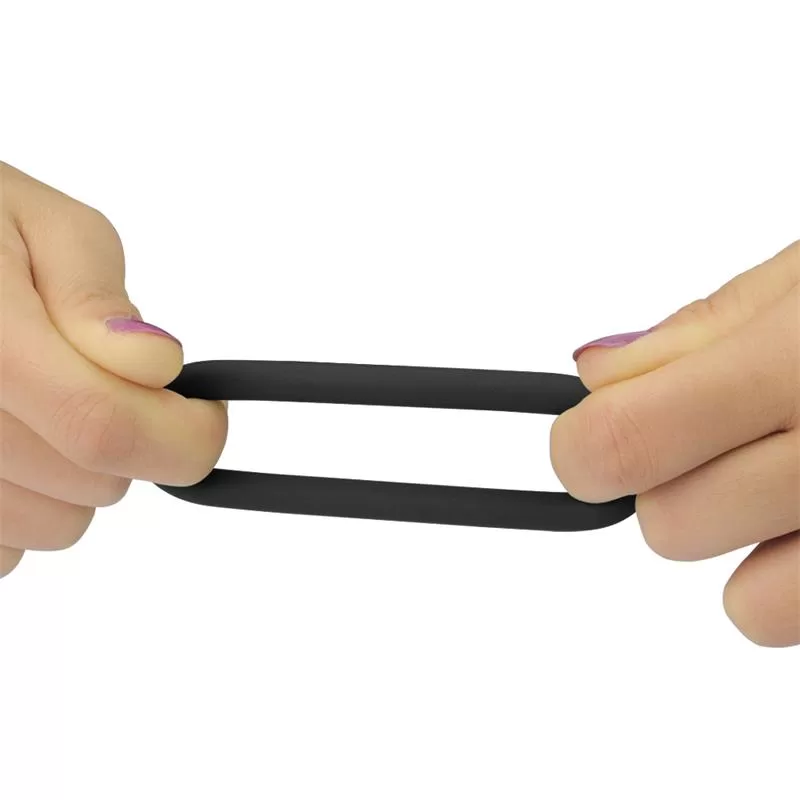Pack of 3 Penis Ring Power Plus Black LOVETOY Pack of 3 Penis Ring Power Plus Black LOVETOY