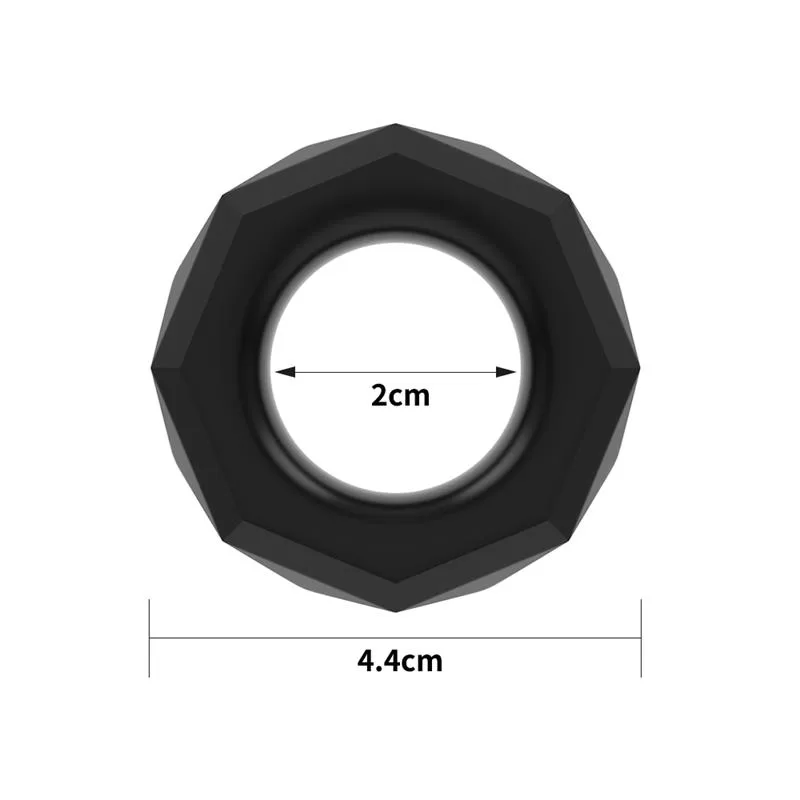 Penis Ring Power Plus Black LOVETOY Penis Ring Power Plus Black LOVETOY