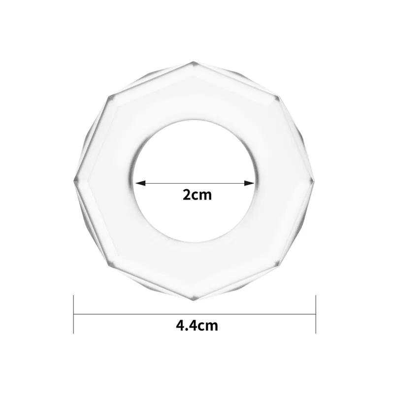 Penis Ring Power Plus Clear LOVETOY Penis Ring Power Plus Clear LOVETOY