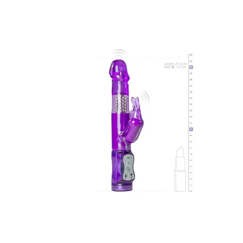 Rabbit Vibrator - Purple EASYTOYS Rabbit Vibrator - Purple EASYTOYS
