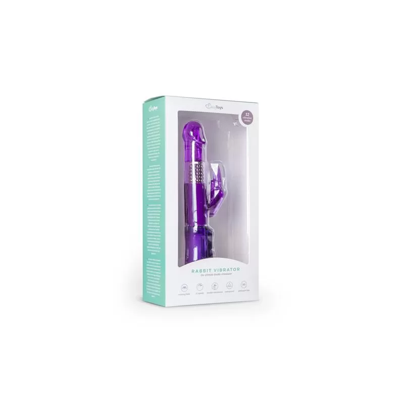 Rabbit Vibrator - Purple EASYTOYS Rabbit Vibrator - Purple EASYTOYS