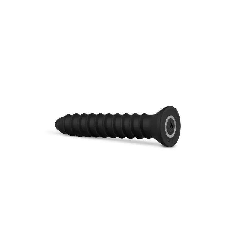 Screwed Butt Plug with Vibration Large EASYTOYS Screwed Butt Plug with Vibration Large EASYTOYS