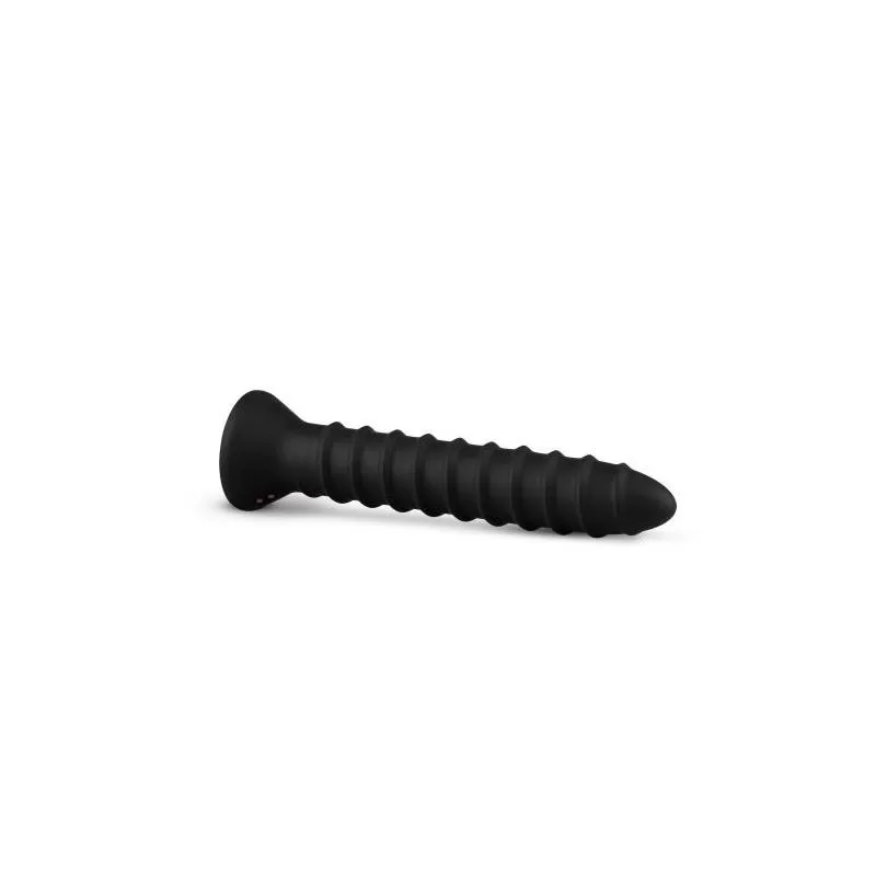 Screwed Butt Plug with Vibration Large EASYTOYS Screwed Butt Plug with Vibration Large EASYTOYS