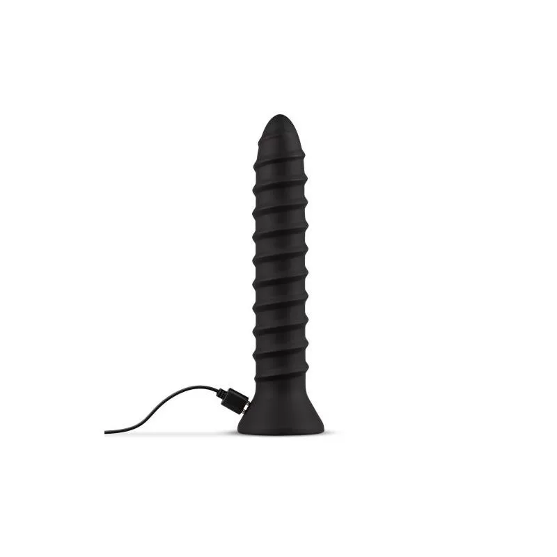 Screwed Butt Plug with Vibration Large EASYTOYS Screwed Butt Plug with Vibration Large EASYTOYS