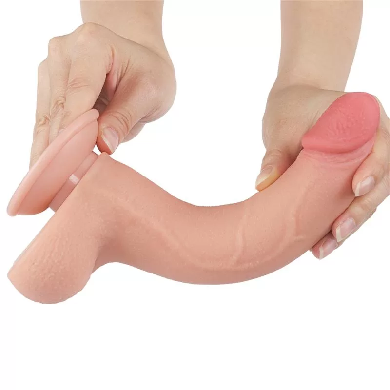 Sliding Skin Dual Layer Dildo 8.5 LOVETOY Sliding Skin Dual Layer Dildo 8.5 LOVETOY