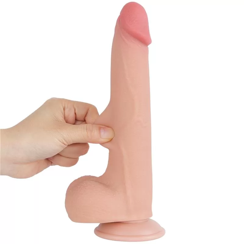 Sliding Skin Dual Layer Dildo 8.5 LOVETOY Sliding Skin Dual Layer Dildo 8.5 LOVETOY