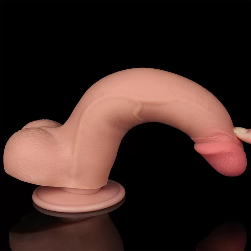 Sliding Skin Dual Layer Dildo 8.5 LOVETOY Sliding Skin Dual Layer Dildo 8.5 LOVETOY