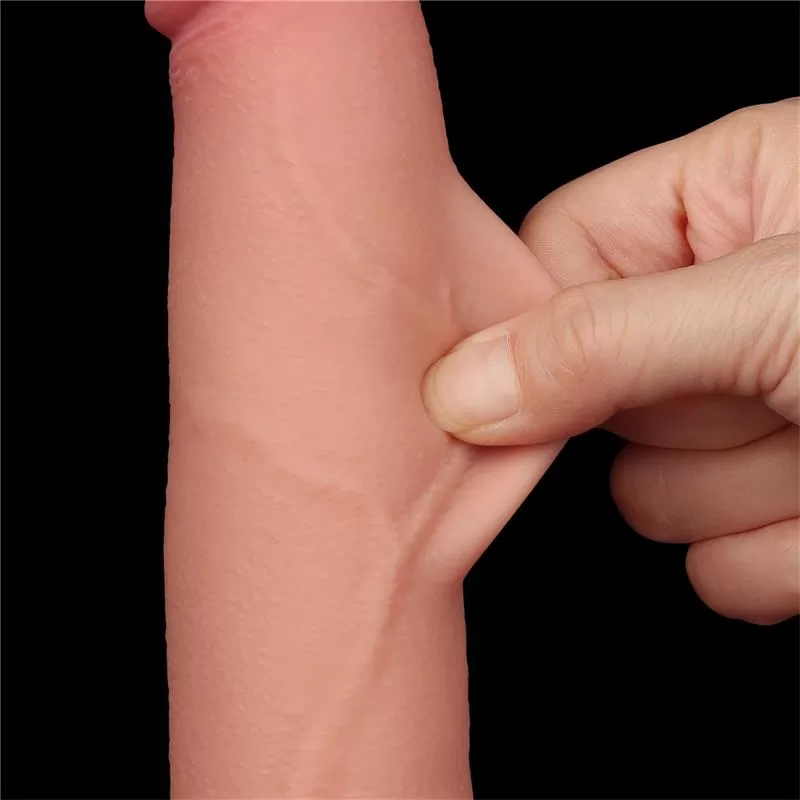 Sliding Skin Dual Layer Dildo 8.5 LOVETOY Sliding Skin Dual Layer Dildo 8.5 LOVETOY