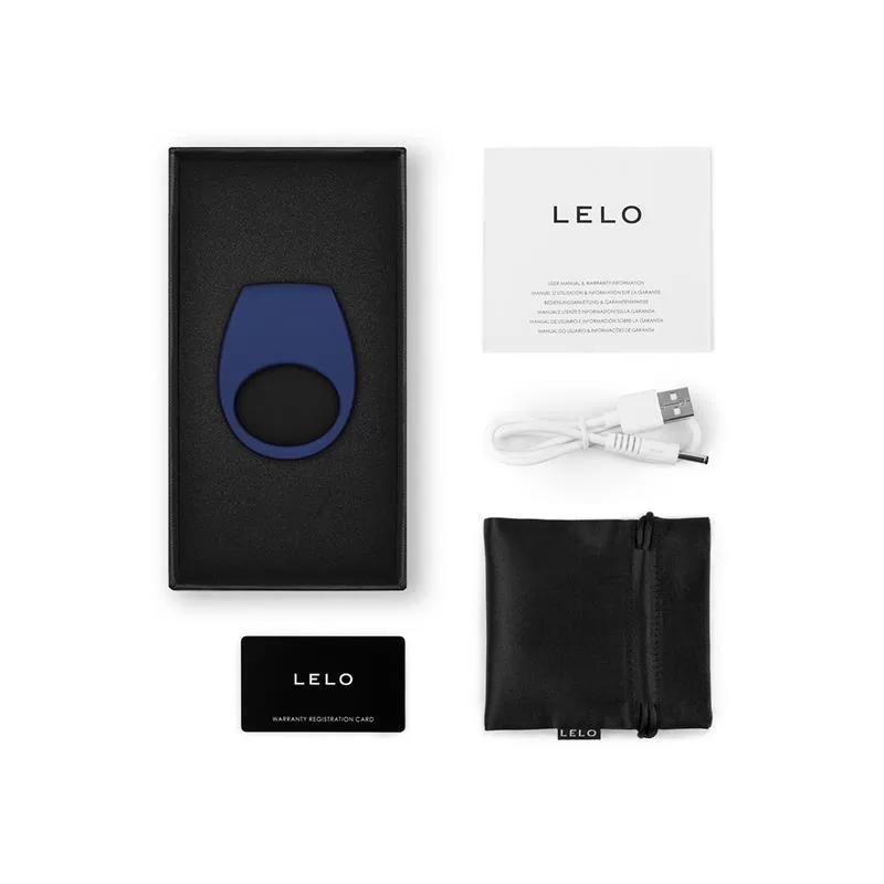 Tor 3 COuple Ring with Lelo APP Base Blue LELO Tor 3 COuple Ring with Lelo APP Base Blue LELO