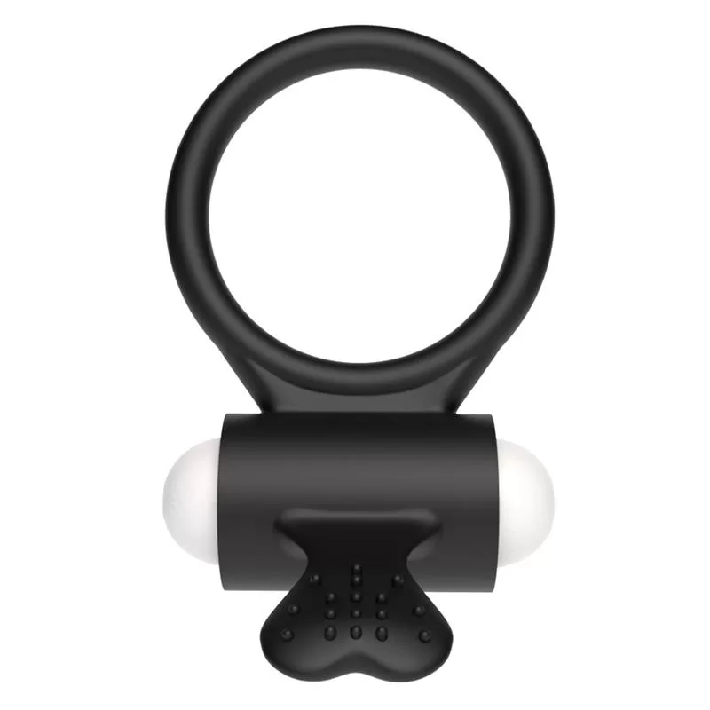 Vibrating Cockring Power Clit Black LOVETOY Vibrating Cockring Power Clit Black LOVETOY
