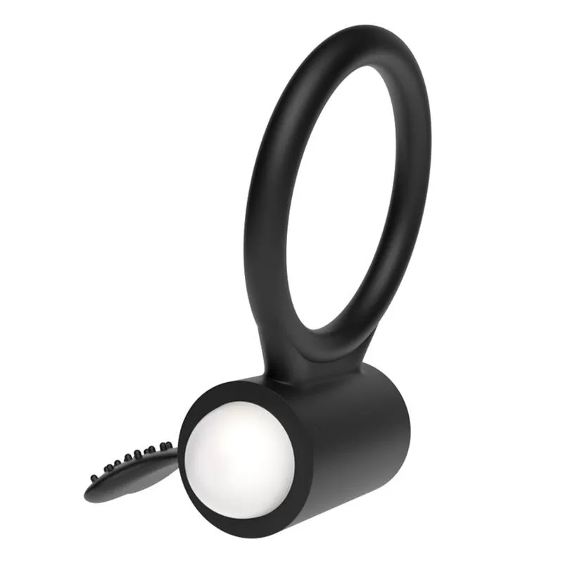 Vibrating Cockring Power Clit Black LOVETOY Vibrating Cockring Power Clit Black LOVETOY