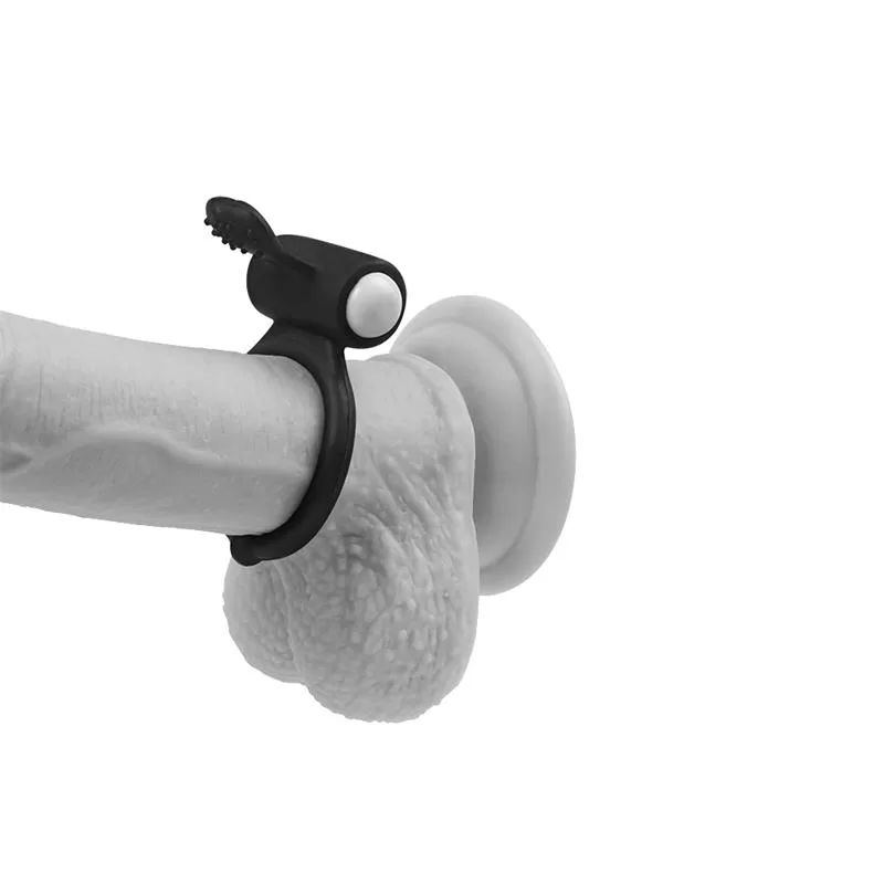 Vibrating Cockring Power Clit Black LOVETOY Vibrating Cockring Power Clit Black LOVETOY
