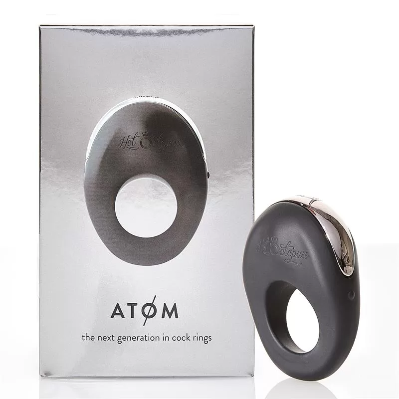 Vibrating Penis Ring Atom Black HOT OCTOPUSS Vibrating Penis Ring Atom Black HOT OCTOPUSS