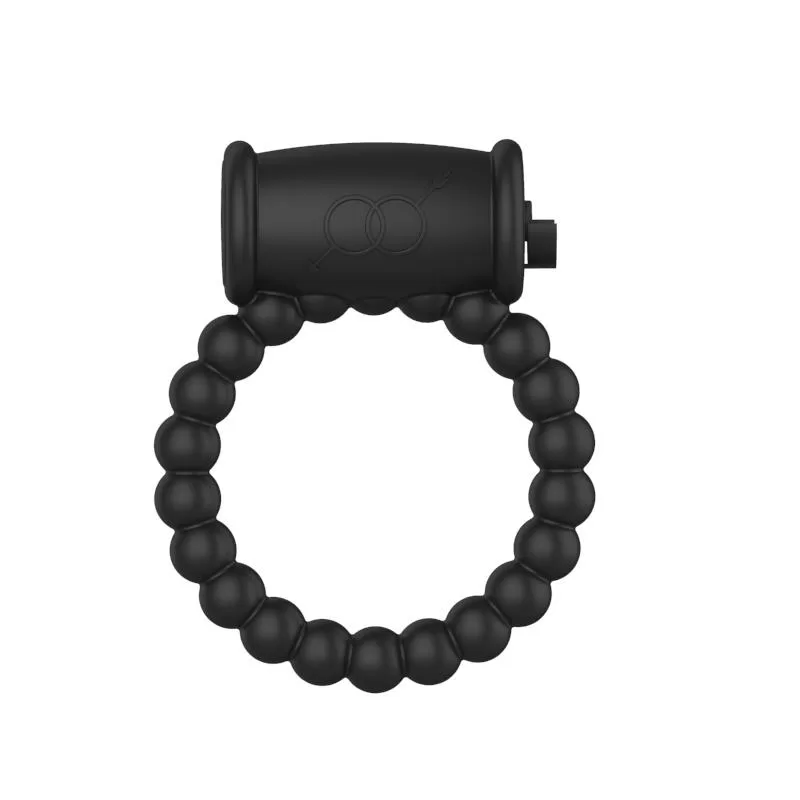 Vibrating Penis Ring Black A-GUSTO Vibrating Penis Ring Black A-GUSTO