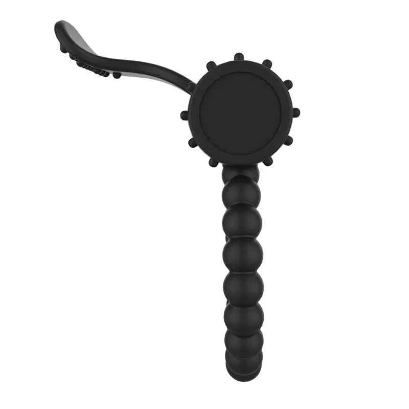 Vibrating Penis Ring Black A-GUSTO Vibrating Penis Ring Black A-GUSTO