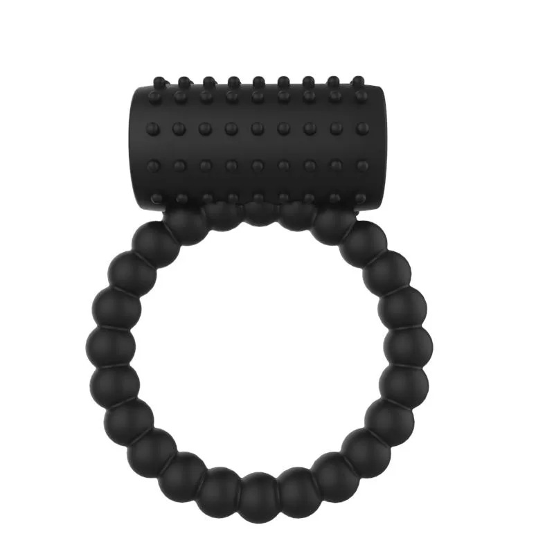 Vibrating Penis Ring Black A-GUSTO Vibrating Penis Ring Black A-GUSTO