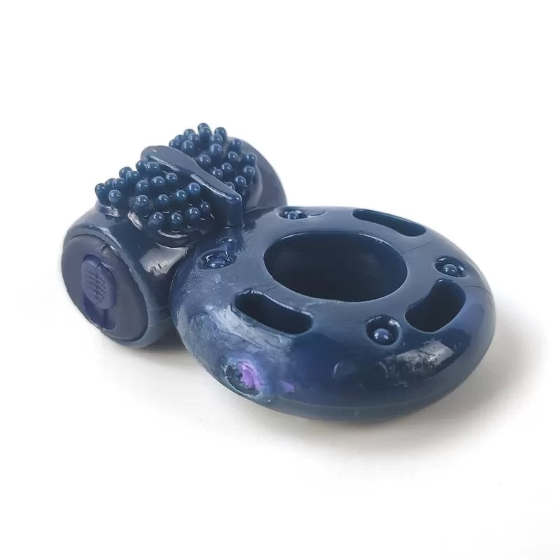 Vibrating Penis Ring Blue A-GUSTO Vibrating Penis Ring Blue A-GUSTO