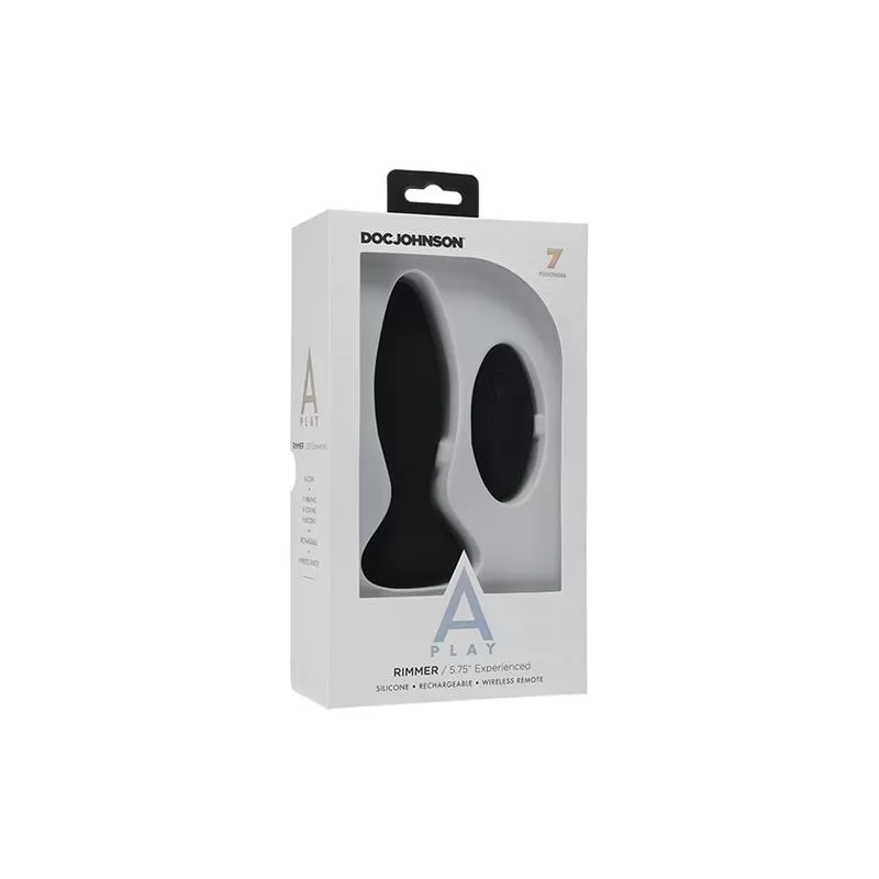 Vibrating and Rotating Butt Plug Rimmer Experienced Black A-PLAY Vibrating and Rotating Butt Plug Rimmer Experienced Black A-PLAY