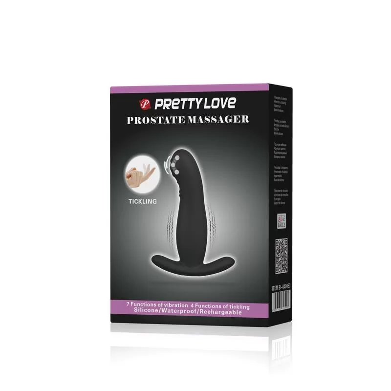 Vibrator Prostate Massager with Tickling Function PRETTYLOVE Vibrator Prostate Massager with Tickling Function PRETTYLOVE