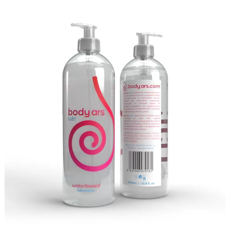 Water Base Lubricant Gel Natural Dispenser 1000 ml BODY ARS Water Base Lubricant Gel Natural Dispenser 1000 ml BODY ARS